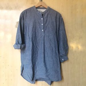 MUJI Tunic: 2019 spring Double Gauze XS~S